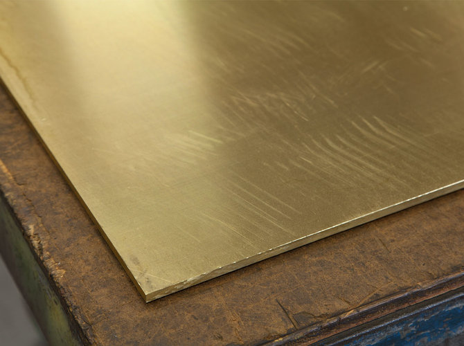Латунная плита 60 мм 2500 мм Л90 ГОСТ 2208-2007