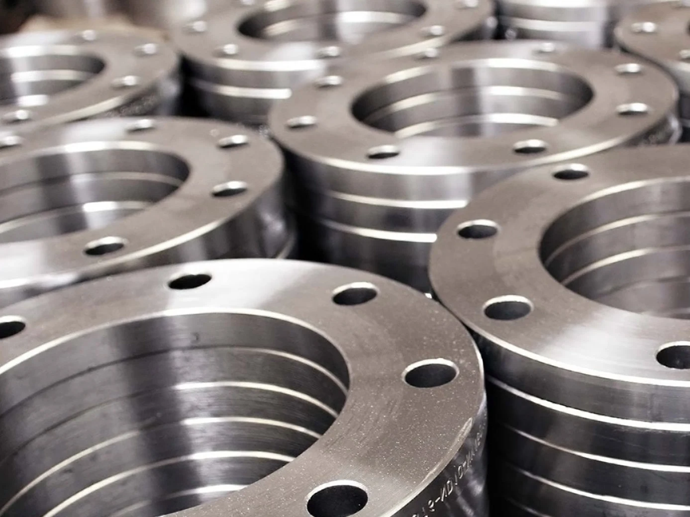 Фланец, расточенный под ПНД втулку 400 мм