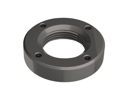 Гайки с контрящим винтом