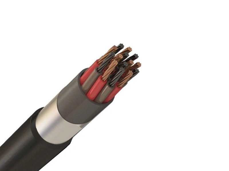 Кабель термоэлектродный 8 1 мм2 медно-никелевый сплав КМТВЭВ-ХА