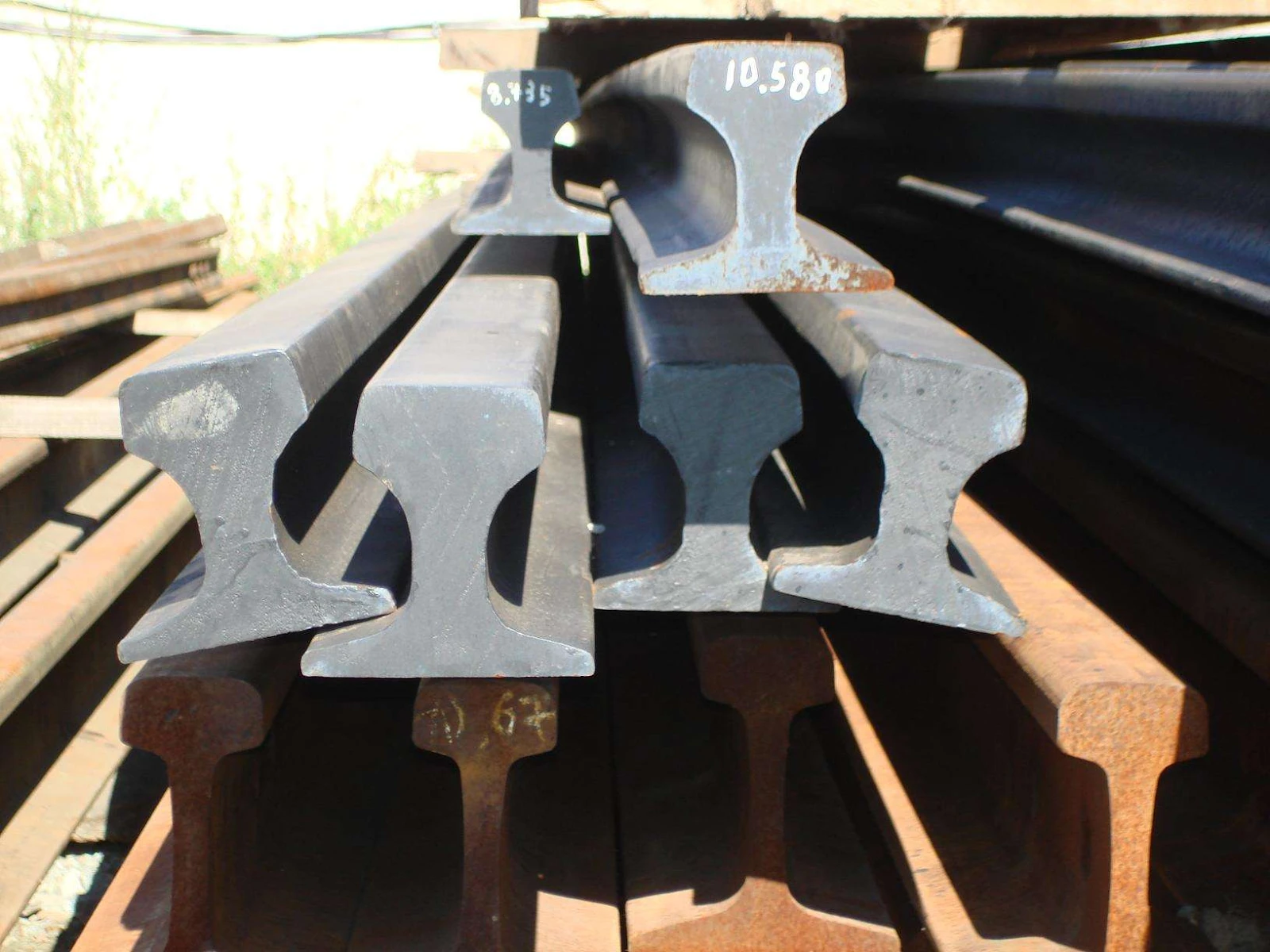 Крановые рельсы КР100 11 мм 150 мм 150 мм 100 мм К76Ф ГОСТ Р 53866-2010