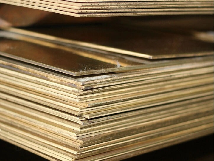 Латунный лист 10 мм 500 мм 1410 мм Л90 ГОСТ 2208-2007