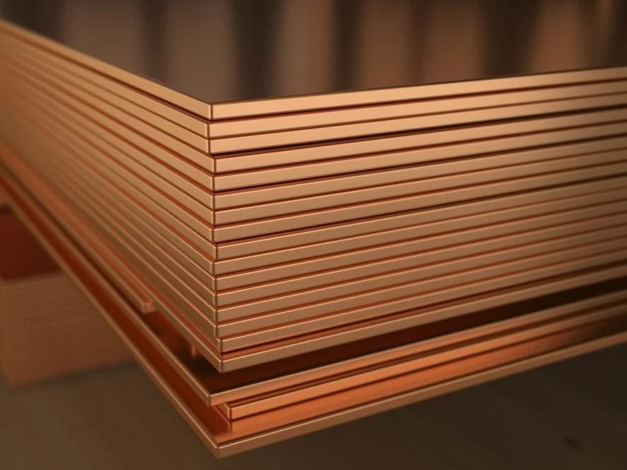 Лист из меди горячекатаный 0.8 мм 600 мм 1500 мм М1Т ГОСТ 1173-2006