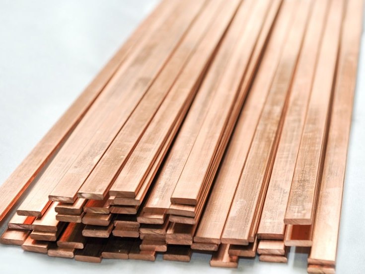 Медная шина 10 мм 50 мм ШМТВ ГОСТ 434-78