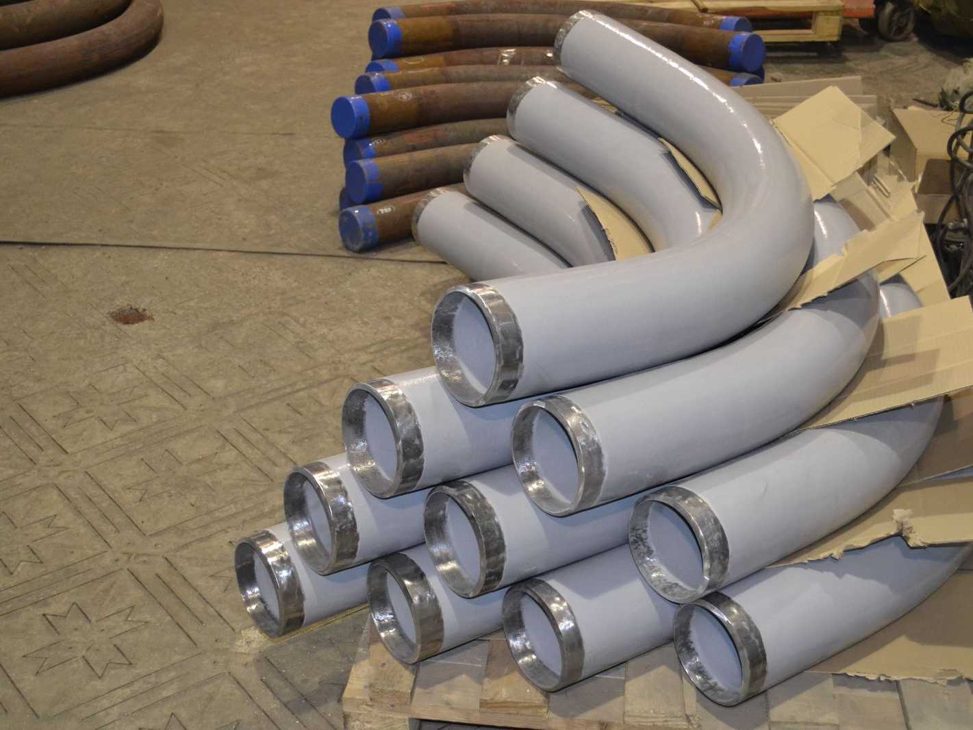 Отводы с эпоксидным покрытием