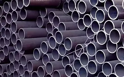 Электросварная стальная труба Стыкованная Неоцинкованная 630 мм 8 мм Ст20-17Г1С ТУ 205-2009