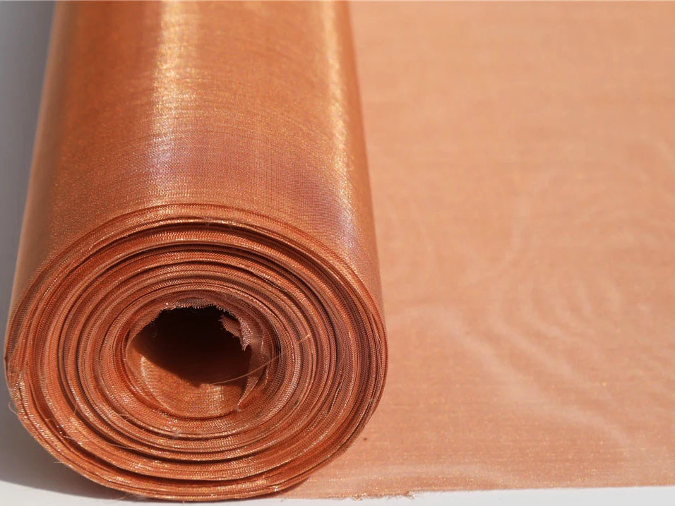 Тканая сетка медная 0.13 мм 1 мм М2Т ГОСТ 6613-86